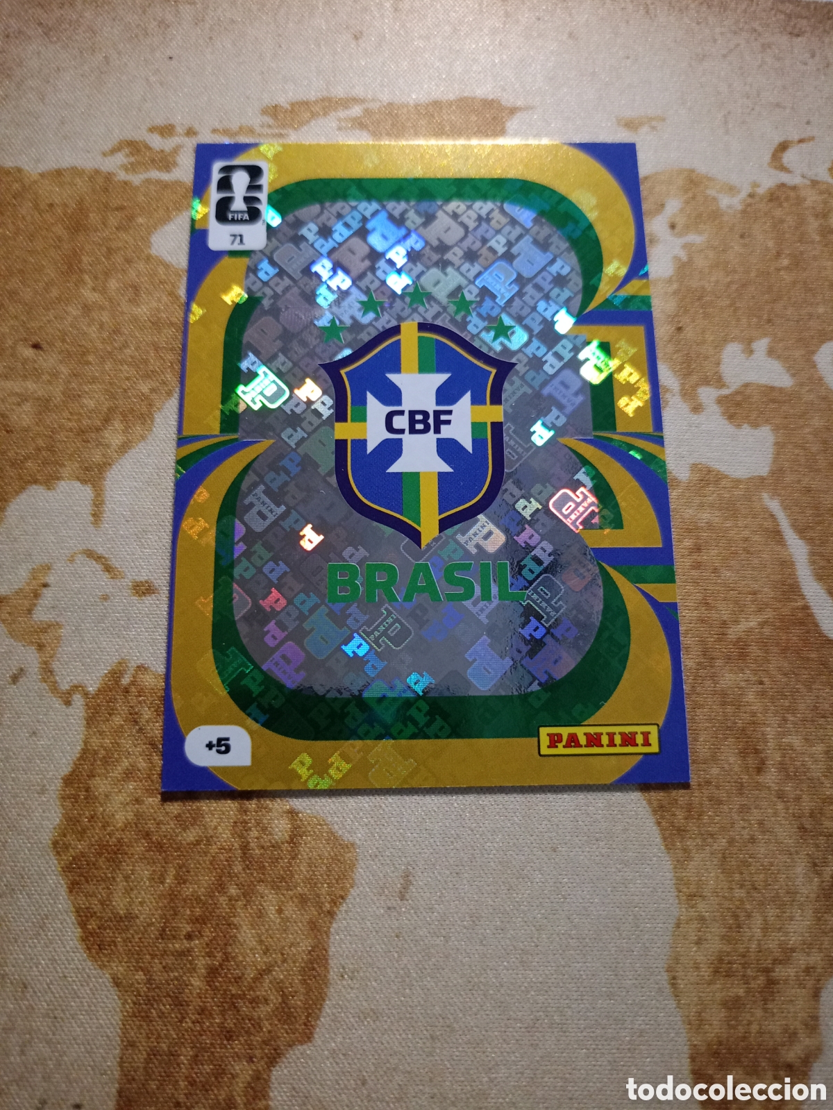 Fu&szlig;ball-Sticker: Brasil 71 ESCUDO Adrenalyn WORLD cup 2026