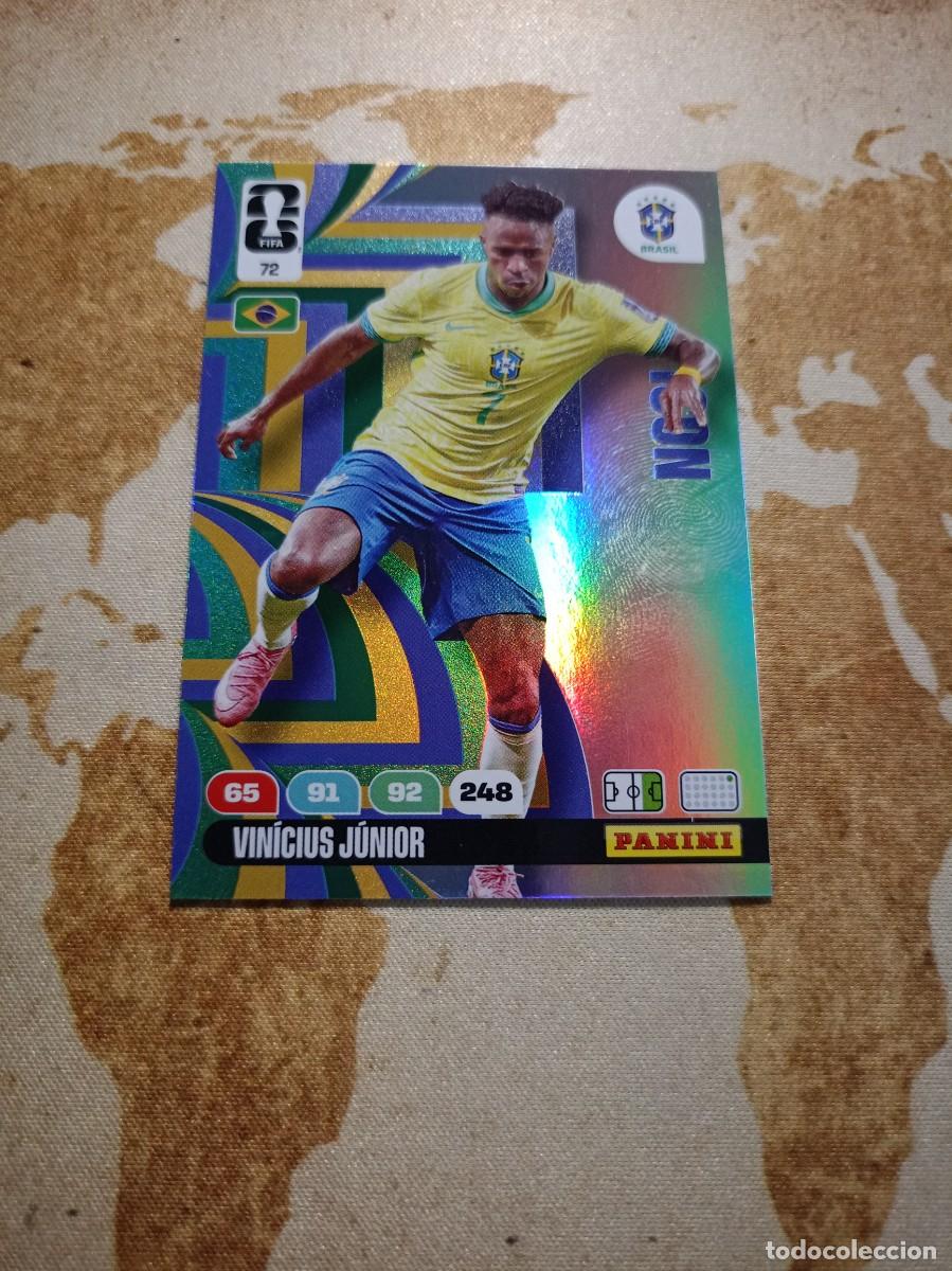 Cartes &agrave; collectionner de Football: Brasil 72 VINICIUS J&Uacute;NIOR Adrenalyn WORLD cup 2026