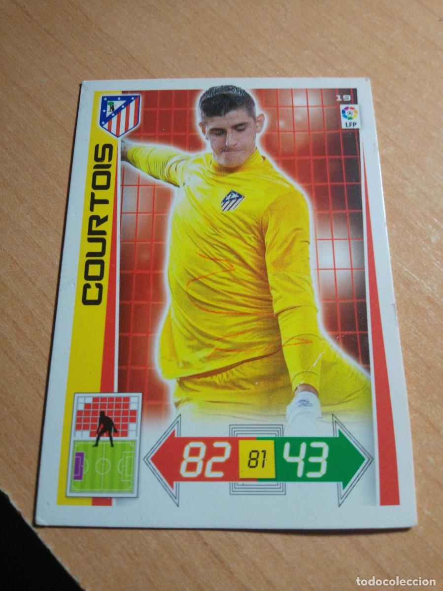 Cromos de Futebol: 19 COURTOIS PORTERO ATL&Eacute;TICO DE MADRID 12 13 ADRENALYN 2012 2013