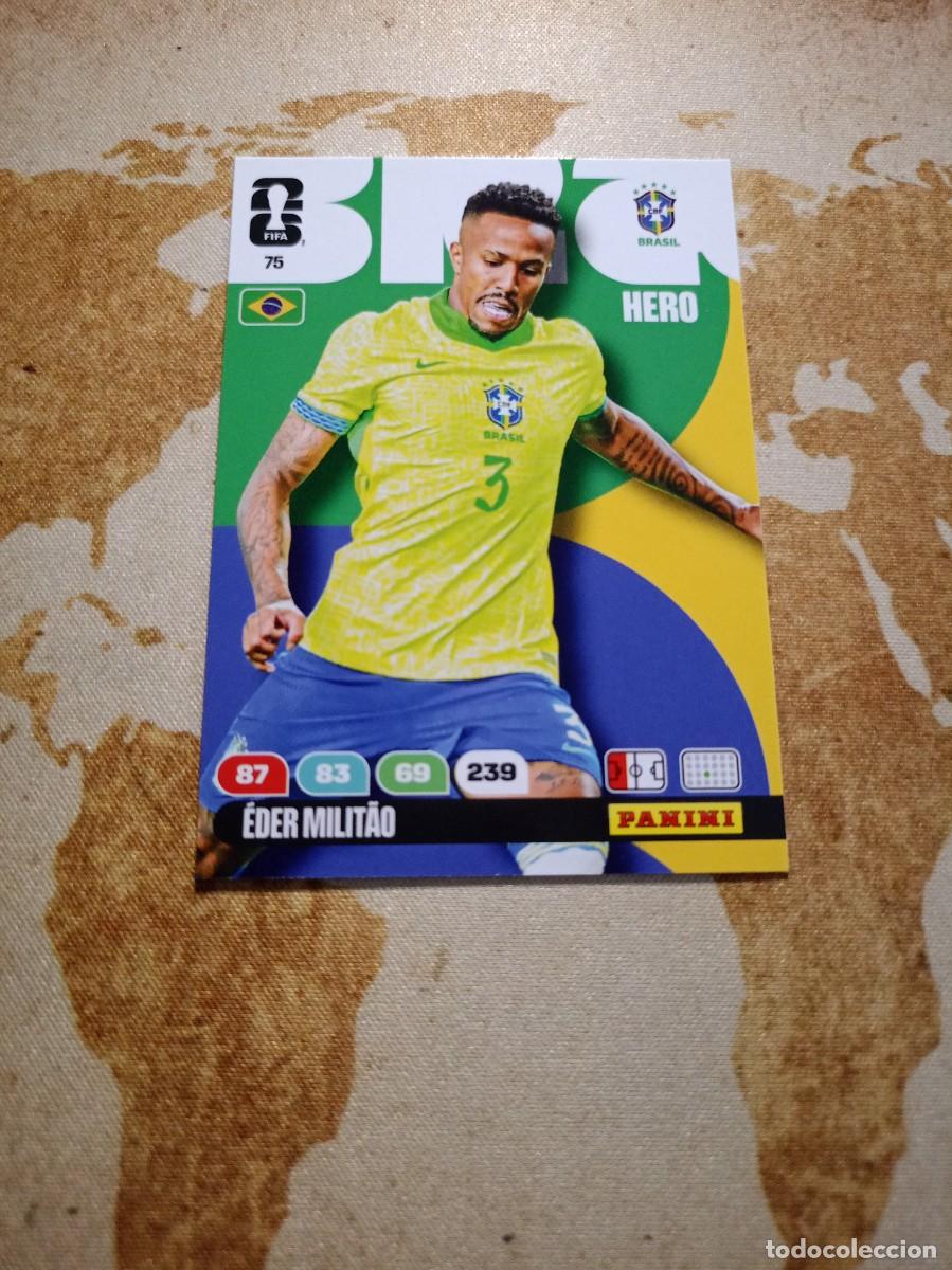 Cartes &agrave; collectionner de Football: Brasil 75 &Eacute;DER MILITAO Adrenalyn WORLD cup 2026