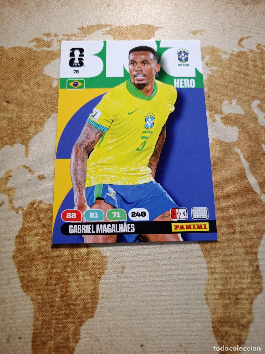 Cromos de f&uacute;tbol: Brasil 76 GABRIEL MAGALHAES Adrenalyn WORLD cup 2026