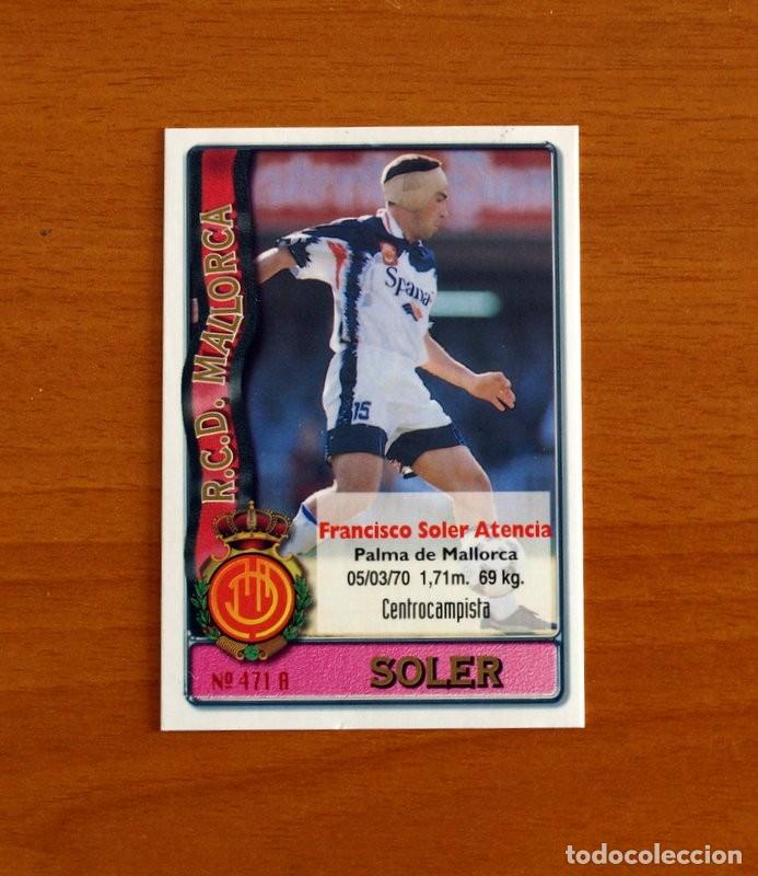 Cromos de f&uacute;tbol: Mallorca-N&ordm; 471 A-B Soler-Galca -2&ordf; Divisi&oacute;n-Mundicromo Las Fichas de la Liga 1996-1997-96-97