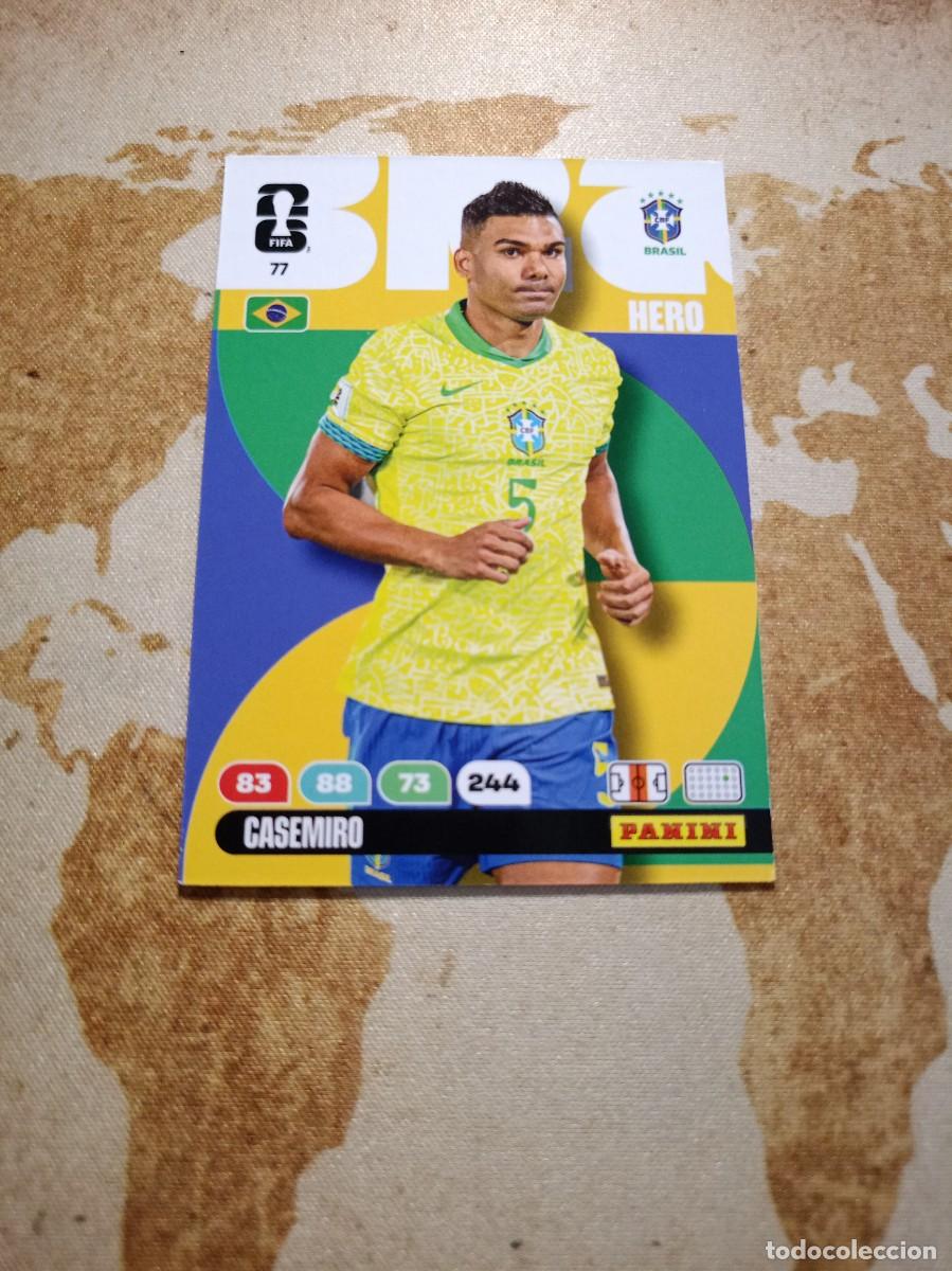 Cromos de f&uacute;tbol: Brasil 77 CASEMIRO Adrenalyn WORLD cup 2026