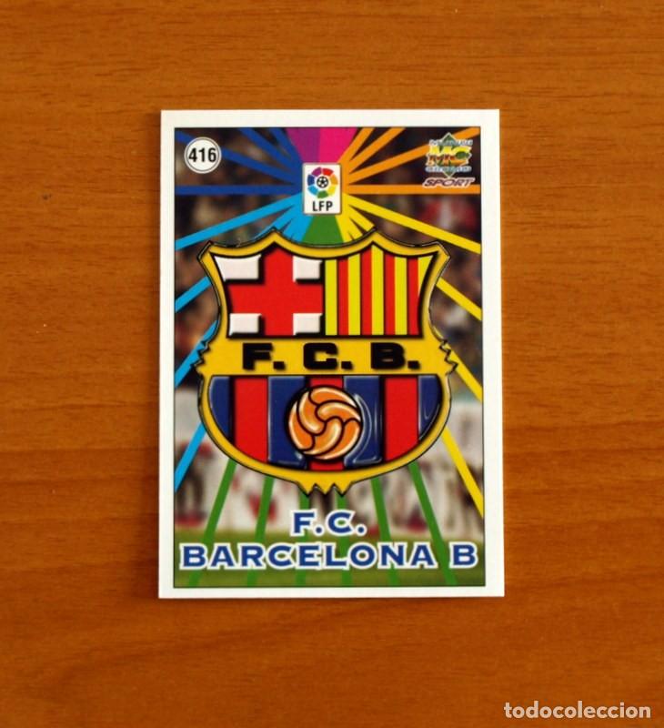 Cromos de f&uacute;tbol: Barcelona B -N&ordm; 416 Escudo-Plantilla-Puyol Rookie - Mundicromo Las Fichas de la Liga 1998-1999-98-99