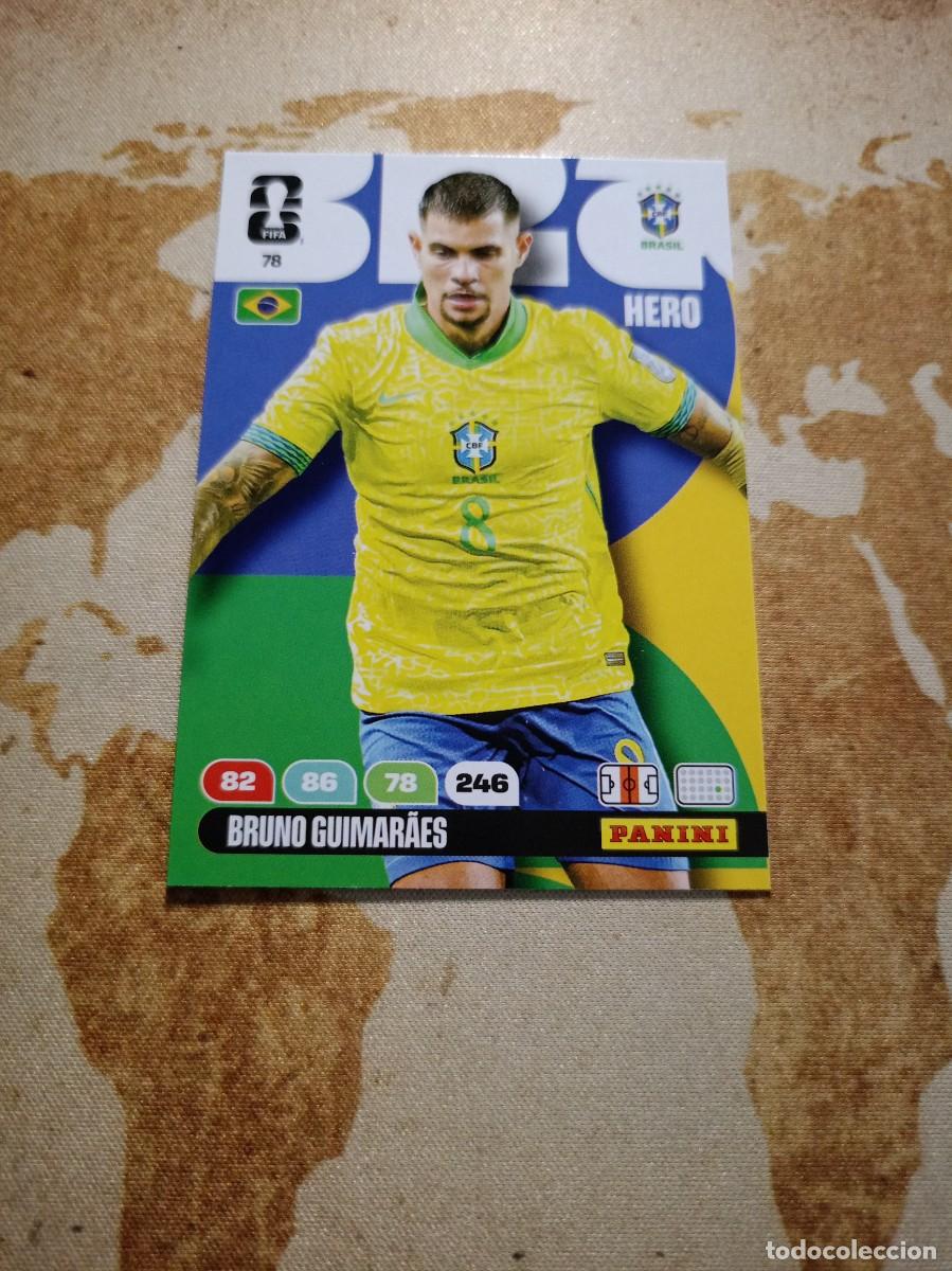 Cromos de f&uacute;tbol: Brasil 78 BRUNO GUIMARAES Adrenalyn WORLD cup 2026