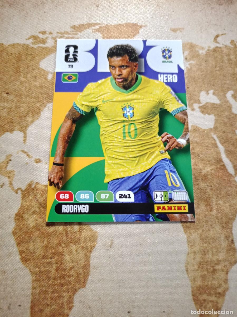 Cromos de f&uacute;tbol: Brasil 79 RODRYGO Adrenalyn WORLD cup 2026
