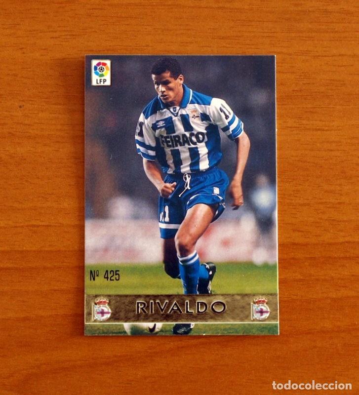 Cromos de f&uacute;tbol: Deportivo La Coru&ntilde;a - N&ordm; 425 Rivaldo - El Mejor - Mundicromo ficha de la Liga 1997-1998, 97-98