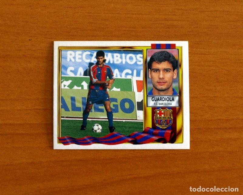 Cromos de f&uacute;tbol: Barcelona - Guardiola - Ediciones Este Liga 1995-1996, 95-96 - Nunca Pegado