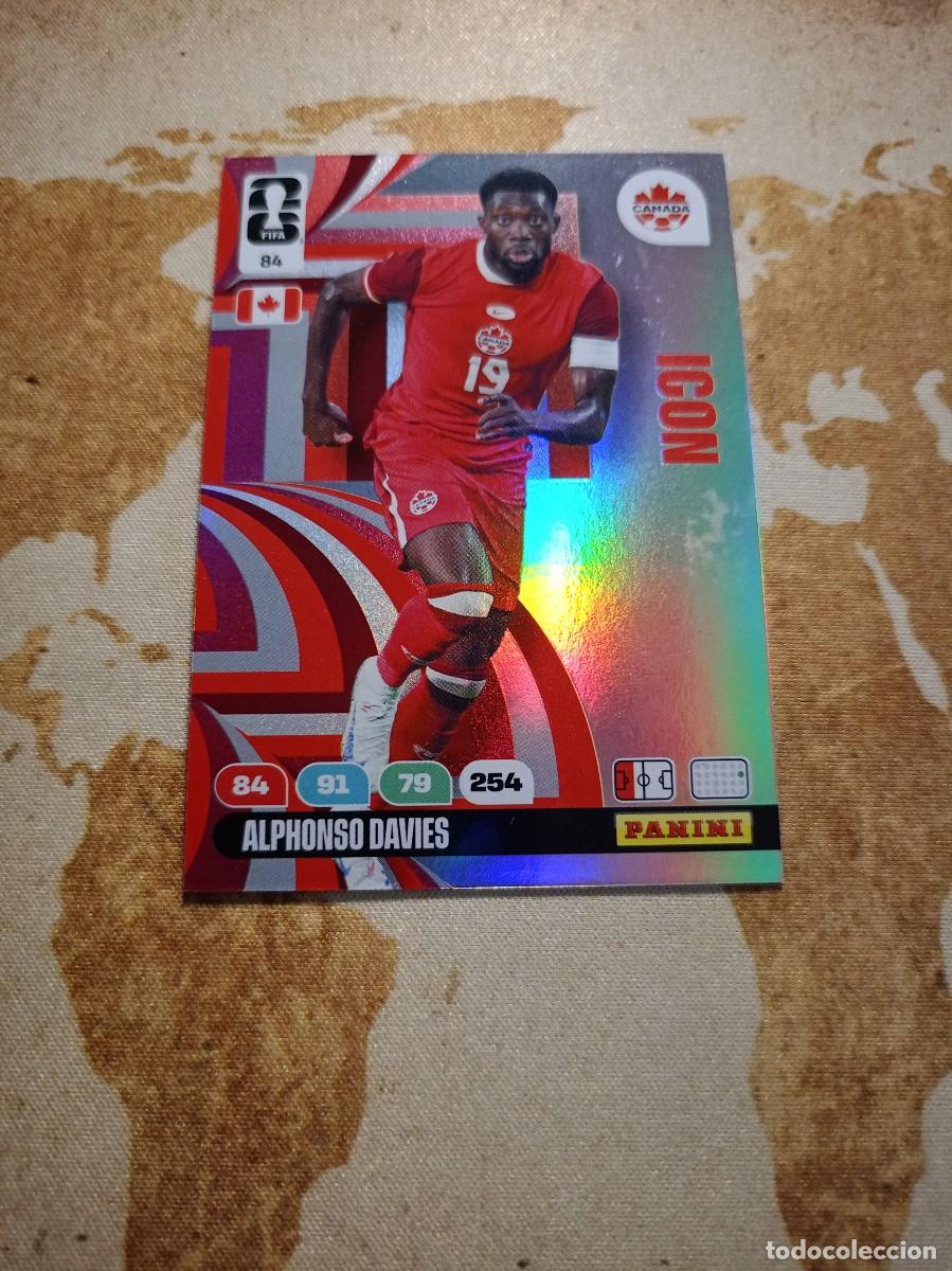 Cromos de f&uacute;tbol: Canad&aacute; 84 ALPHONSO DAVIES Adrenalyn WORLD cup 2026