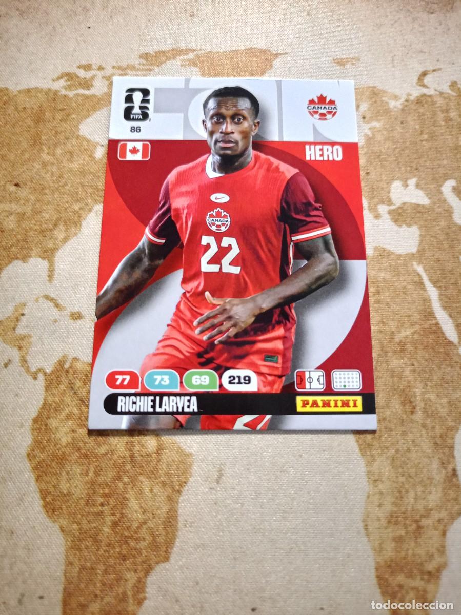 Cromos de f&uacute;tbol: Canad&aacute; 86 RICHIE LARYEA Adrenalyn WORLD cup 2026