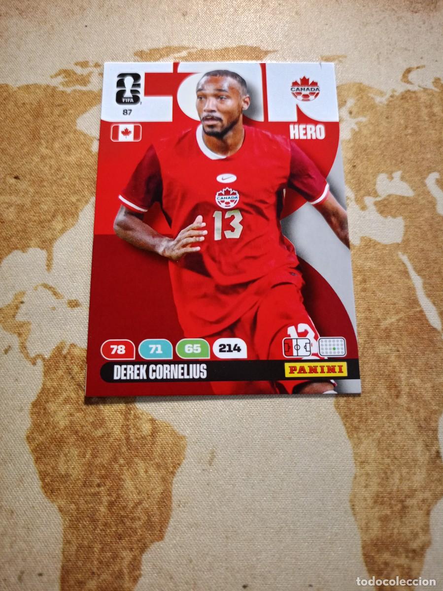 Cromos de f&uacute;tbol: Canad&aacute; 87 DEREK CORNELIUS Adrenalyn WORLD cup 2026