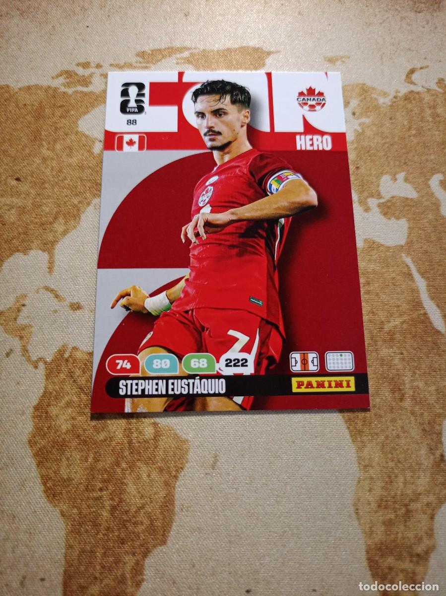 Cromos de f&uacute;tbol: Canad&aacute; 88 STEPHEN EUSTAQUIO Adrenalyn WORLD cup 2026