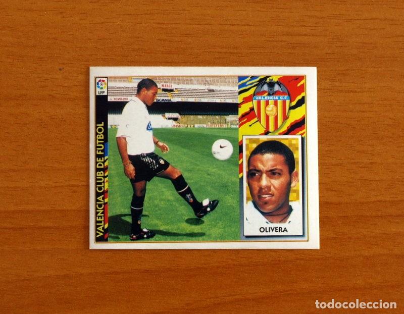 Cromos de f&uacute;tbol: Valencia - Olivera - Fichaje n&ordm; 2 bis - Ediciones Este Liga 1997-1998, 97-98 - Nunca pegado