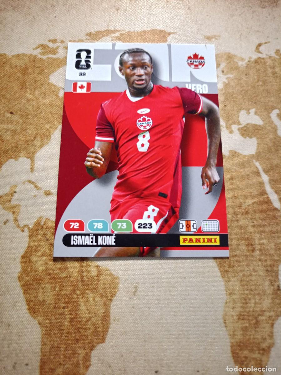 Cromos de f&uacute;tbol: Canad&aacute; 89 ISMAEL KON&Eacute; Adrenalyn WORLD cup 2026