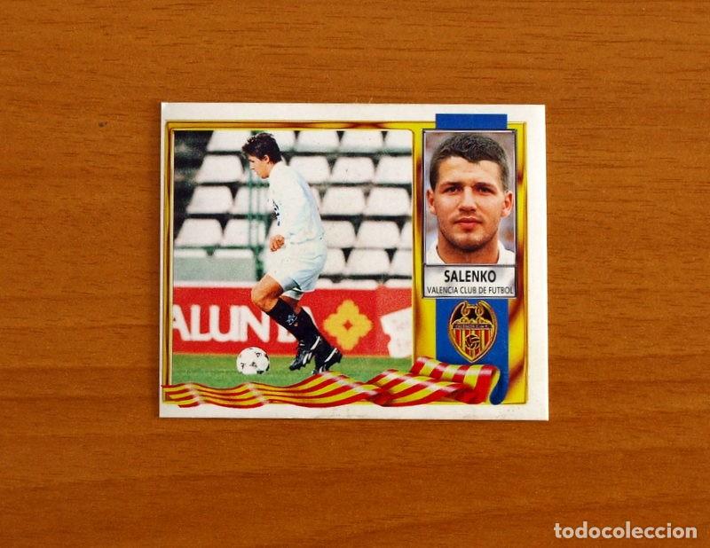 Cromos de f&uacute;tbol: Valencia - Salenko - Baja - Ediciones Este Liga 1995-1996, 95-96 - Nunca pegado