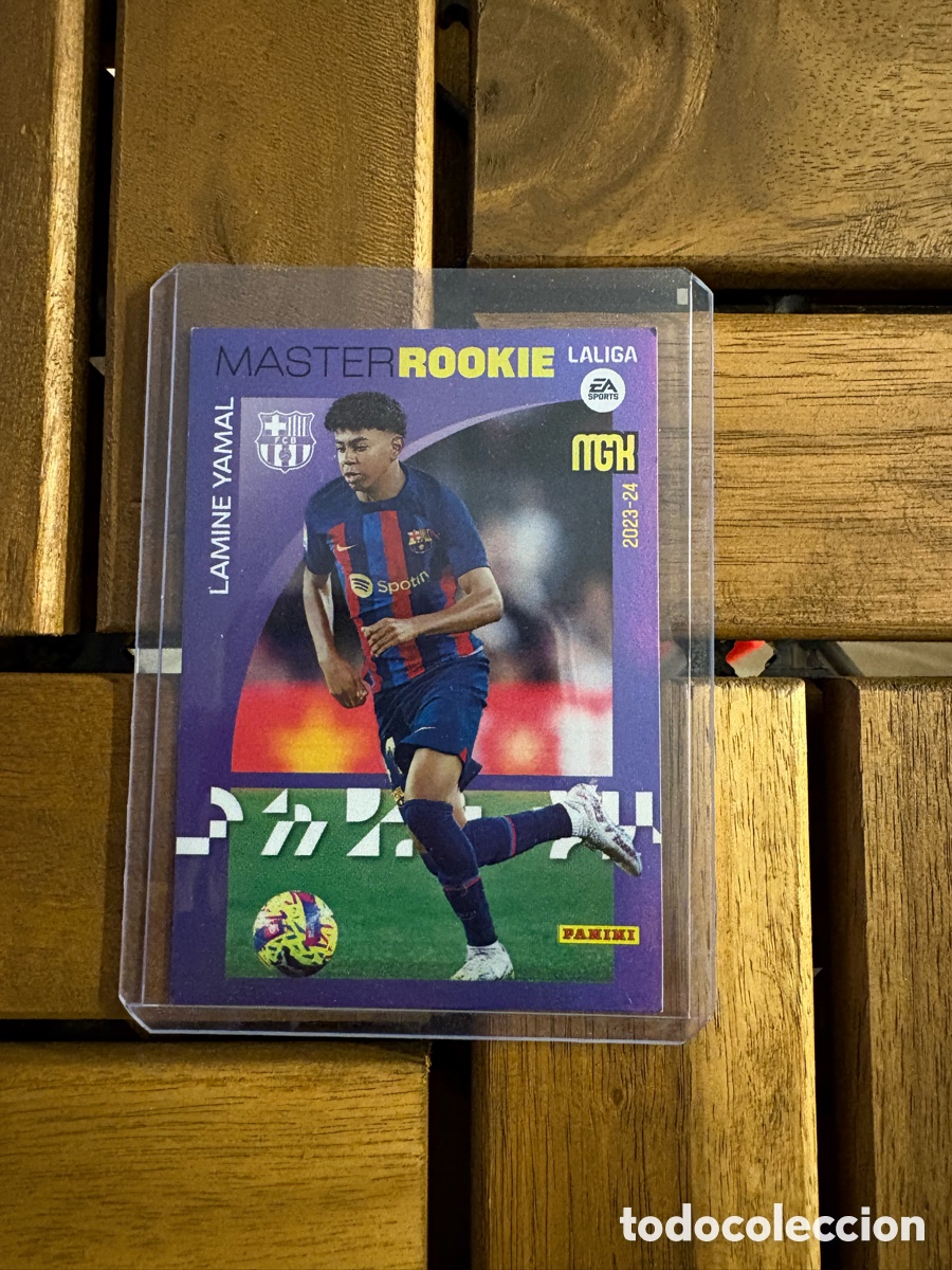 Cromos de f&uacute;tbol: Lamine Yamal master rookie