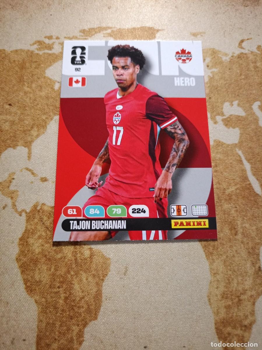 Cromos de Futebol: Canad&aacute; 92 TAJON BUCHANAN Adrenalyn WORLD cup 2026