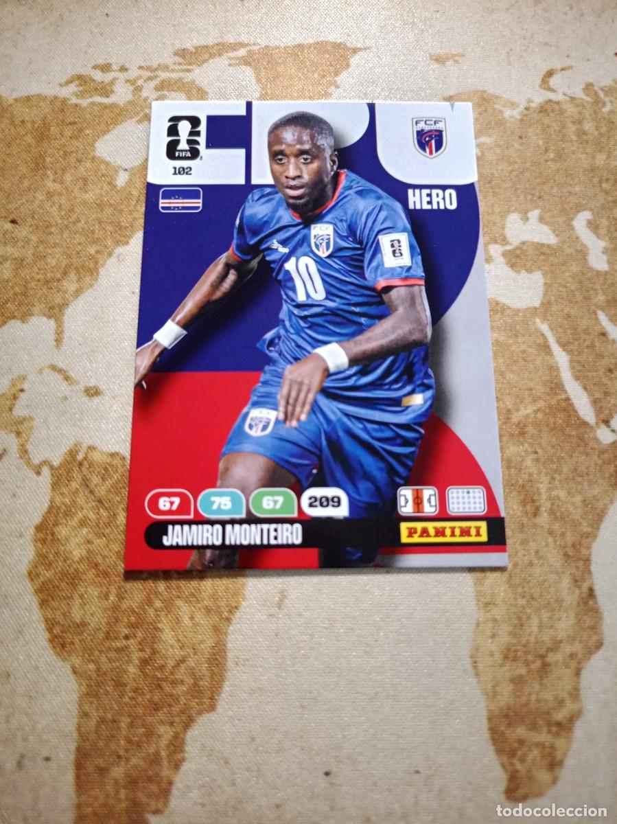Fu&szlig;ball-Sticker: Cabo Verde 102 JAMIRO MONTEIRO Adrenalyn WORLD cup 2026