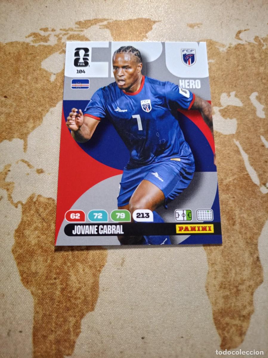 Cromos de f&uacute;tbol: Cabo Verde 104 JOVANE CABRAL Adrenalyn WORLD cup 2026