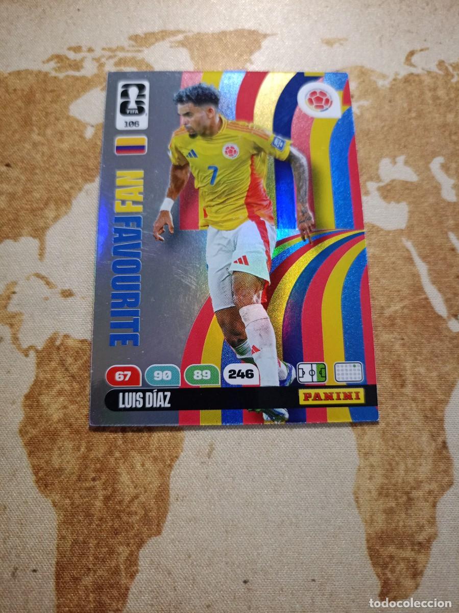 Cromos de f&uacute;tbol: Colombia 106 LUIS D&Iacute;AZ Adrenalyn WORLD cup 2026