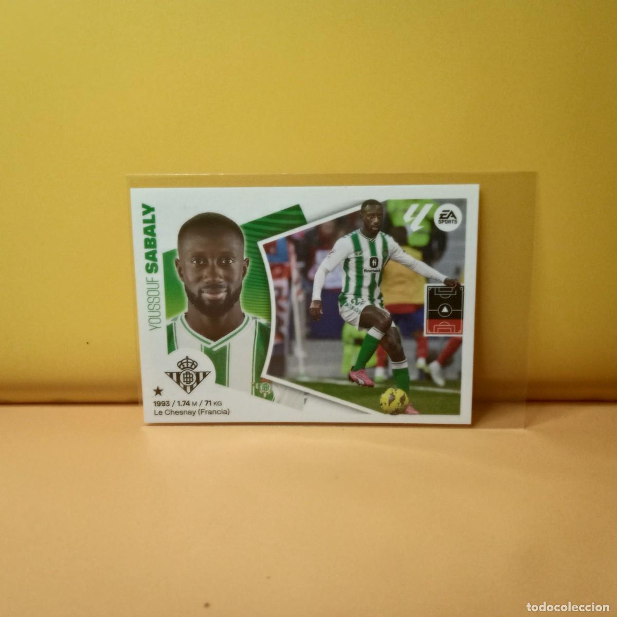 Cromos de f&uacute;tbol: EDICIONES ESTE 2024 2025 24 25 REAL BETIS SABALY 6