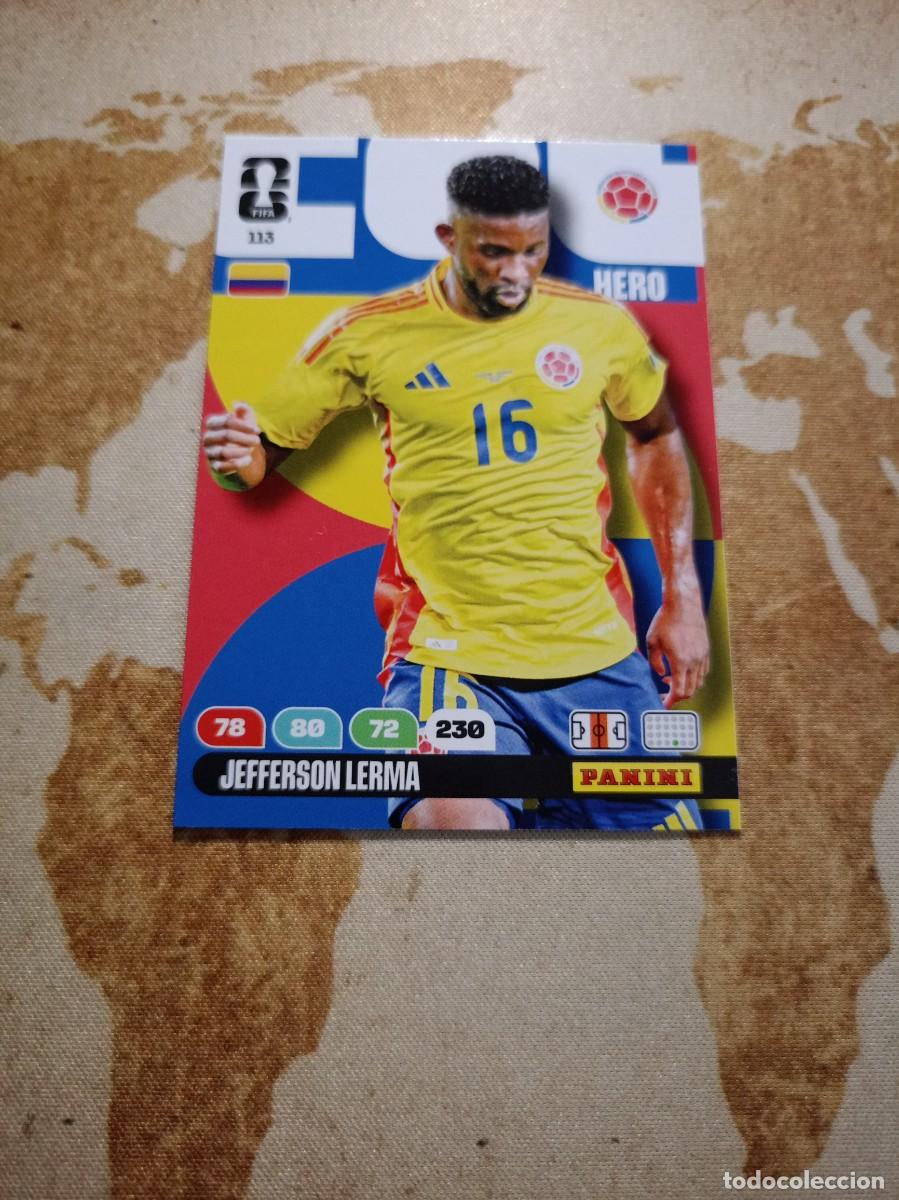 Cromos de Futebol: Colombia 113 JEFFERSON LERMA Adrenalyn WORLD cup 2026