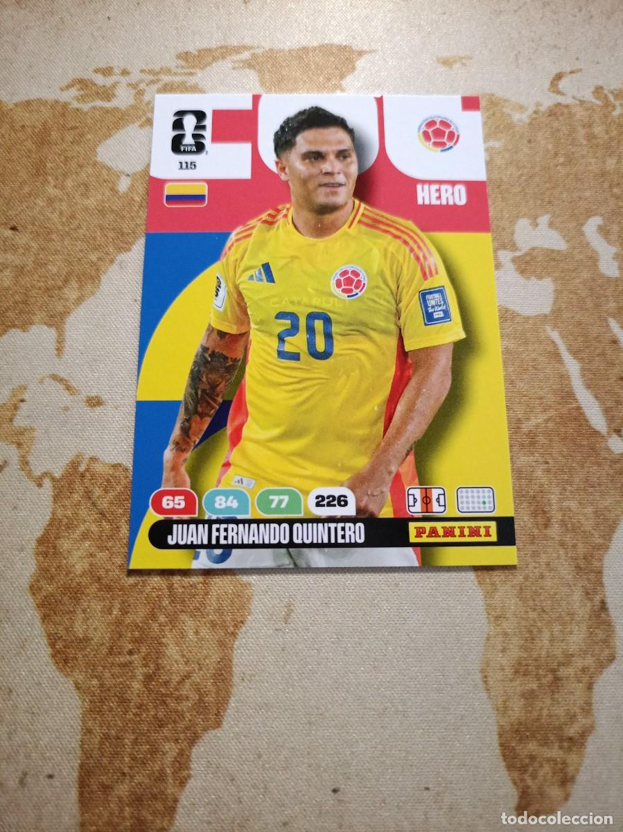 Cromos de f&uacute;tbol: Colombia 115 JUAN FERNANDO QUINTERO Adrenalyn WORLD cup 2026
