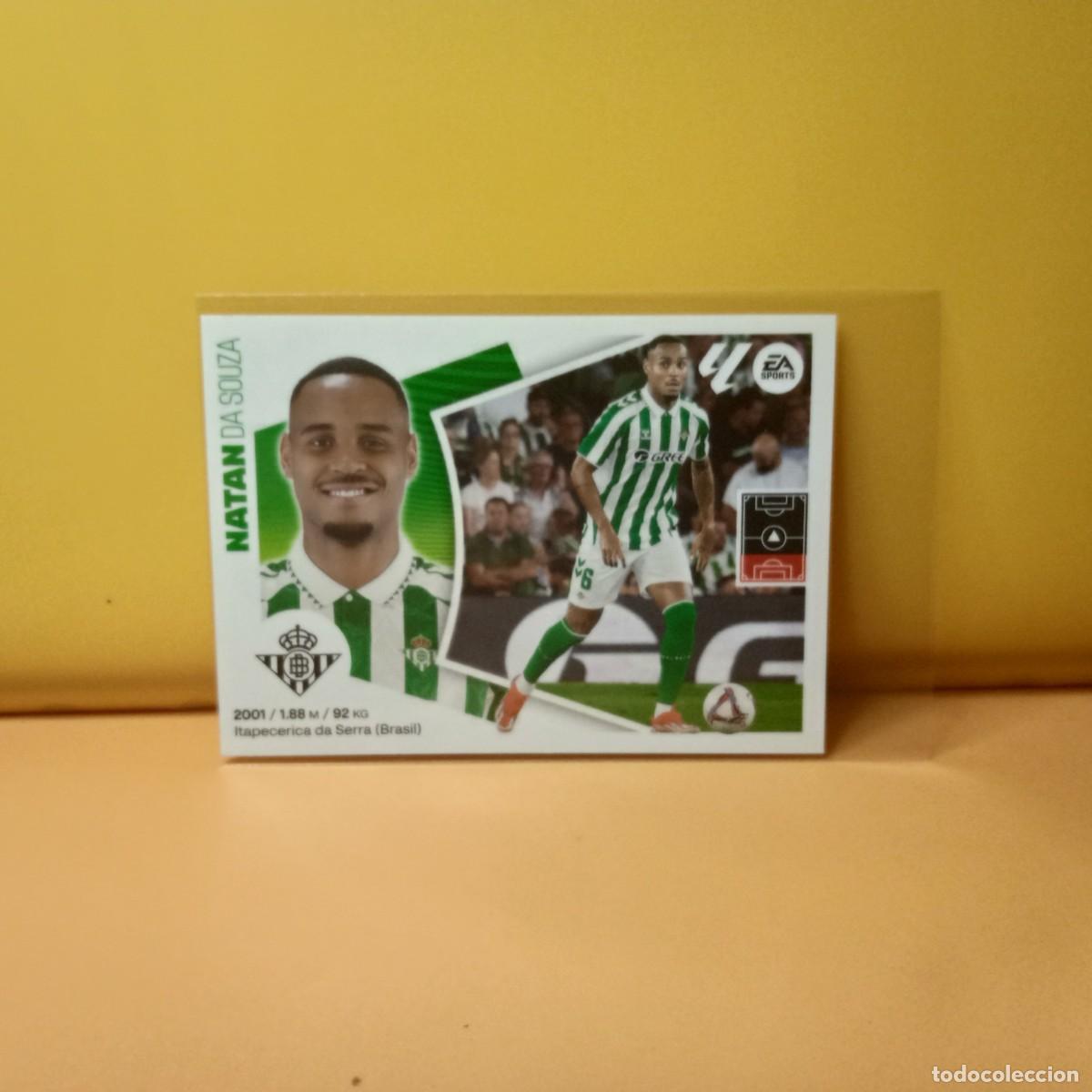 Cromos de f&uacute;tbol: EDICIONES ESTE 2024 2025 24 25 REAL BETIS NATAN 8 BIS (COLOCA) 4&ordf; EDICI&Oacute;N