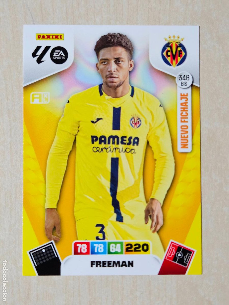 Cromos de f&uacute;tbol: FICHA N&ordm; BIS 346 FREEMAN - ADRENALYN 25 26 - PANINI 2025 - 26 - CROMO - NUEVO FICHAJE