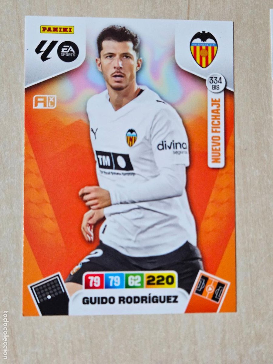 Cromos de f&uacute;tbol: FICHA N&ordm; BIS 334 GUIDO RODRIGUEZ - ADRENALYN 25 26 - PANINI 2025 - 26 - CROMO - NUEVO FICHAJE