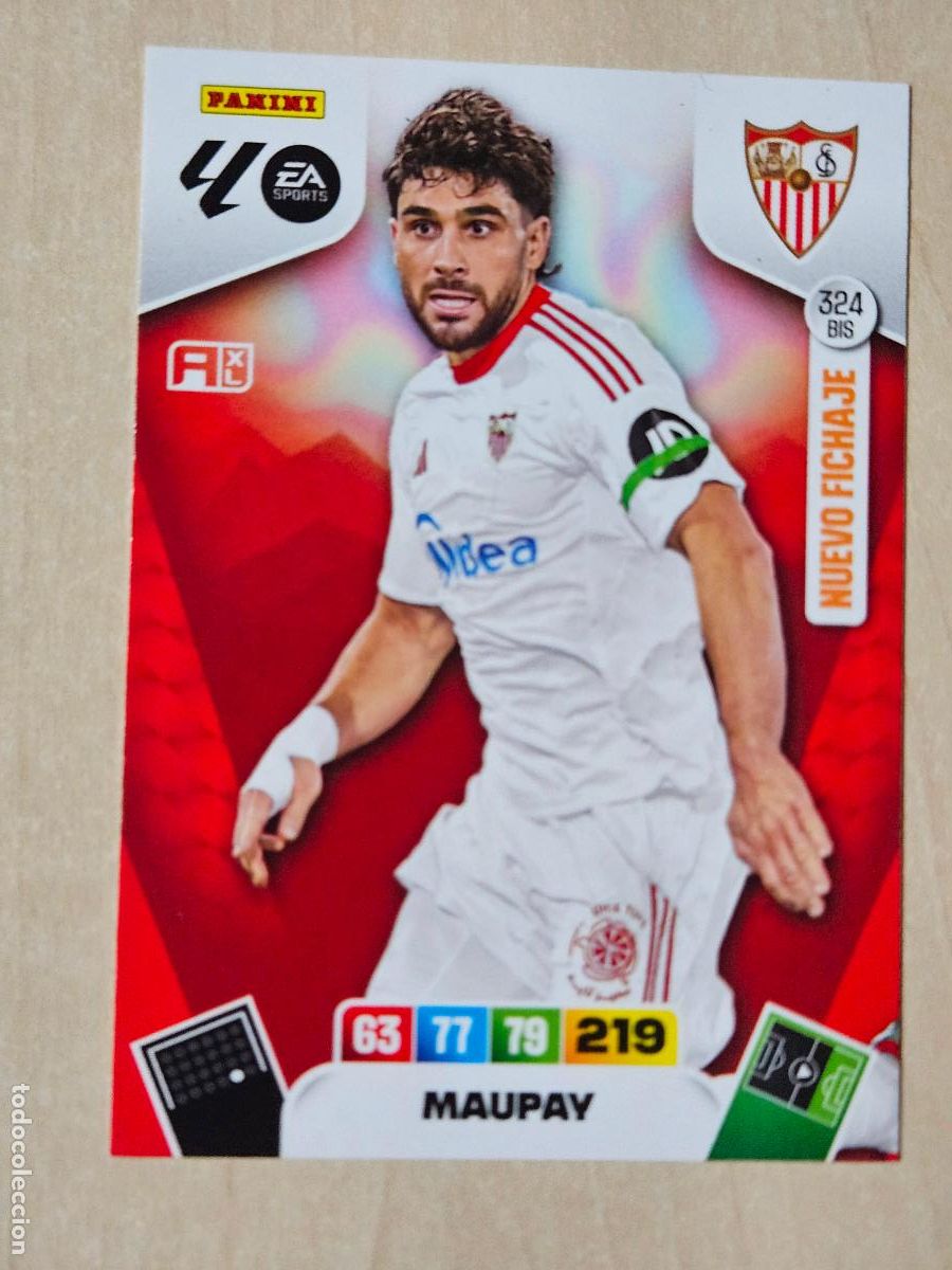 Cromos de f&uacute;tbol: FICHA N&ordm; BIS 324 MAUPAY - ADRENALYN 25 26 - PANINI 2025 - 26 - CROMO - NUEVO FICHAJE