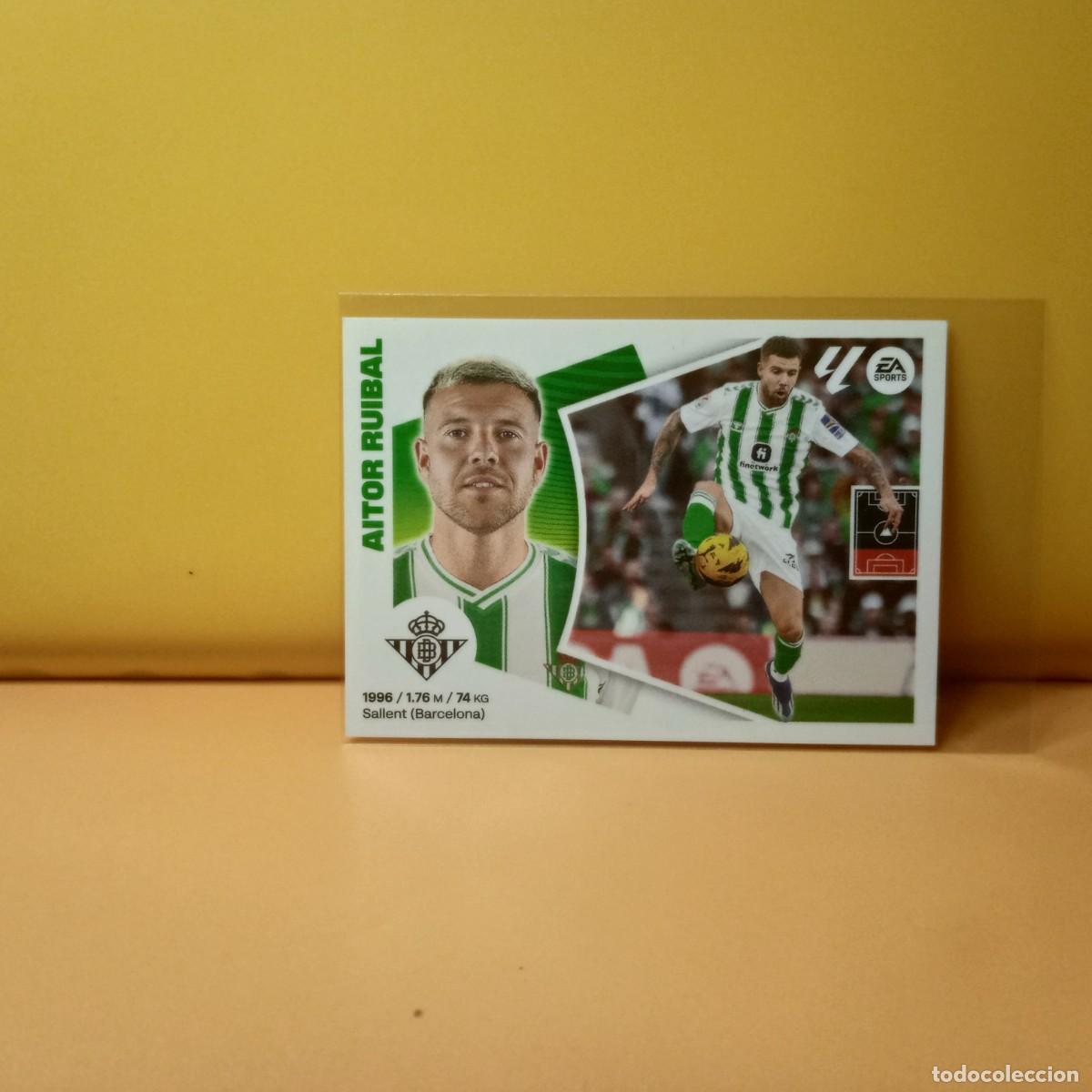 Cromos de f&uacute;tbol: EDICIONES ESTE 2024 2025 24 25 REAL BETIS AITOR RUIBAL 9