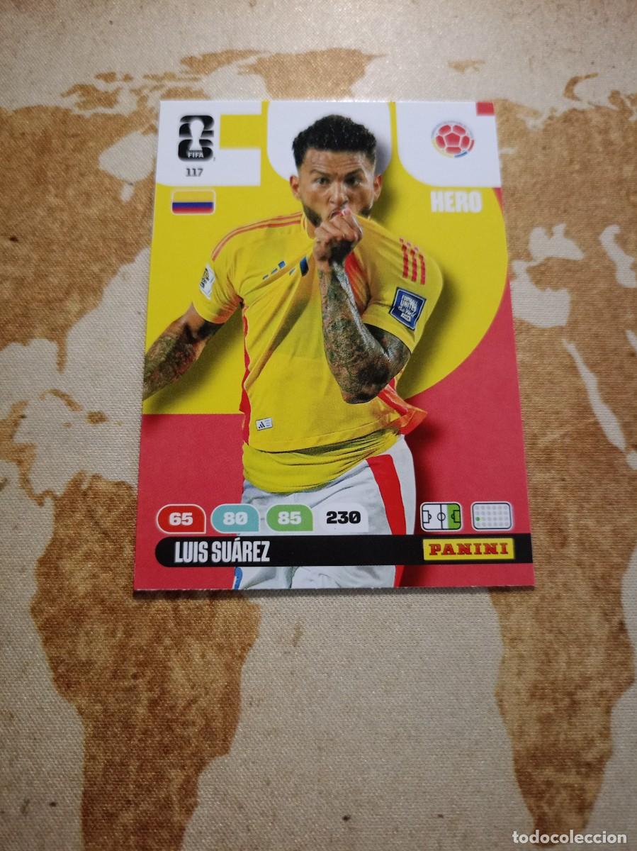 Cromos de f&uacute;tbol: Colombia 117 LUIS SU&Aacute;REZ Adrenalyn WORLD cup 2026