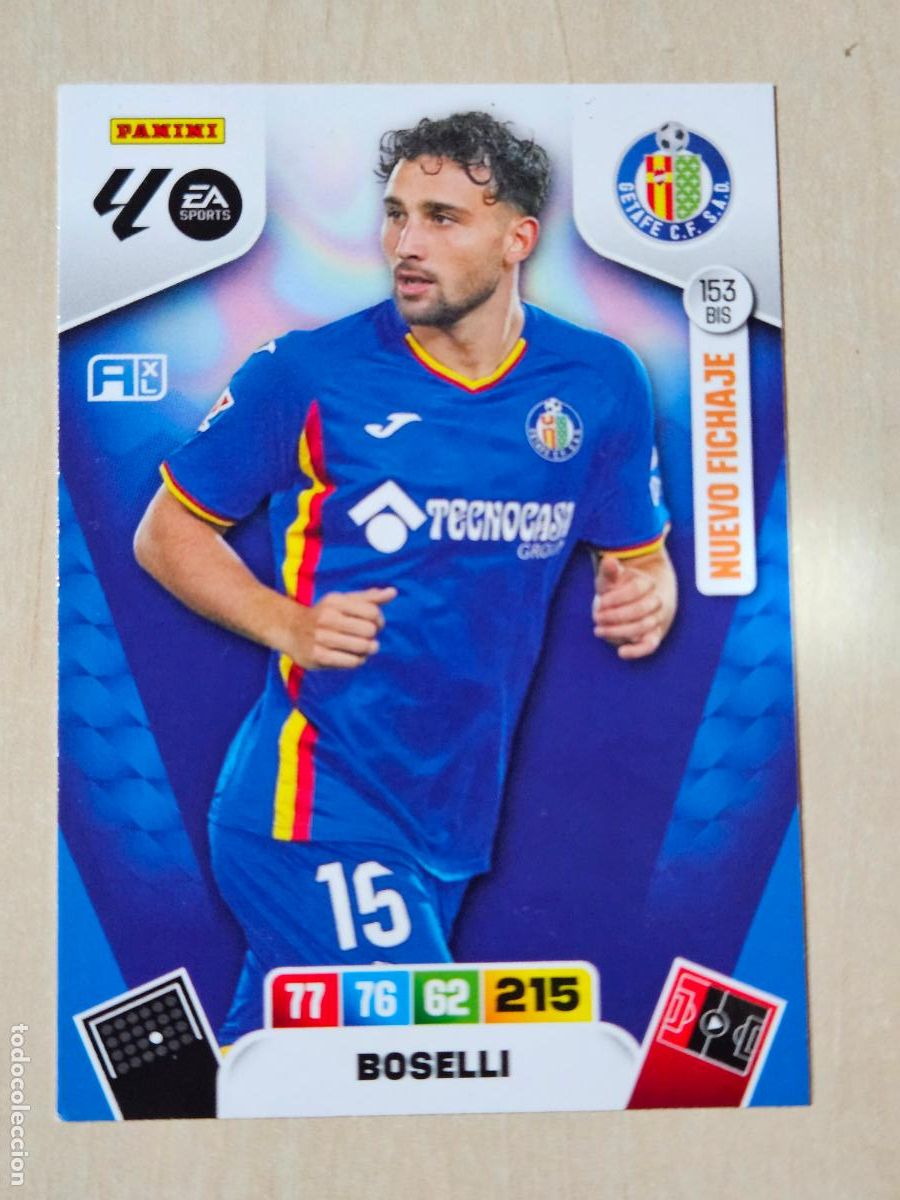 Cromos de f&uacute;tbol: FICHA N&ordm; BIS 153 BOSELLI - ADRENALYN 25 26 - PANINI 2025 - 26 - CROMO - NUEVO FICHAJE