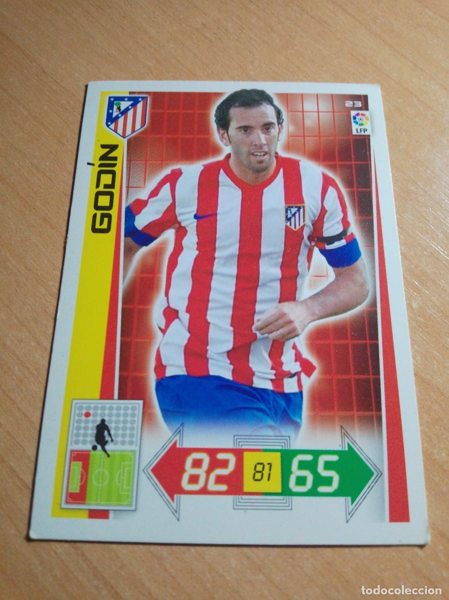 Fu&szlig;ball-Sticker: 23 GODIN ATLETICO DE MADRID 12 13 ADRENALYN XL 2012 2013