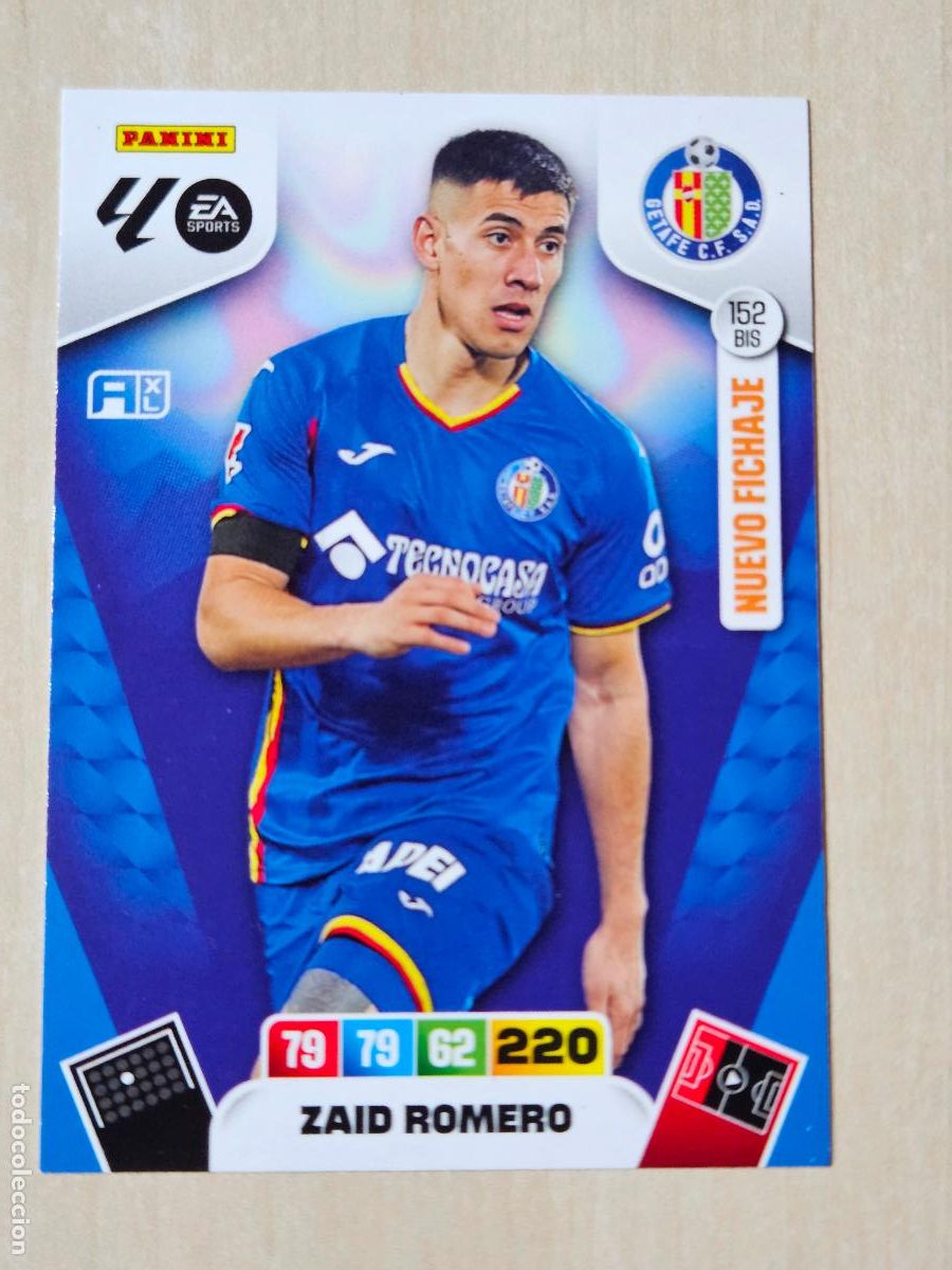 Cromos de f&uacute;tbol: FICHA N&ordm; BIS 152 ZAID ROMERO - ADRENALYN 25 26 - PANINI 2025 - 26 - CROMO - NUEVO FICHAJE