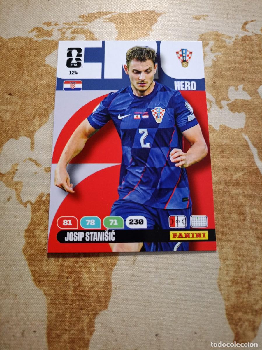 Cromos de f&uacute;tbol: Croacia 124 JOSIP STANISIC Adrenalyn WORLD cup 2026