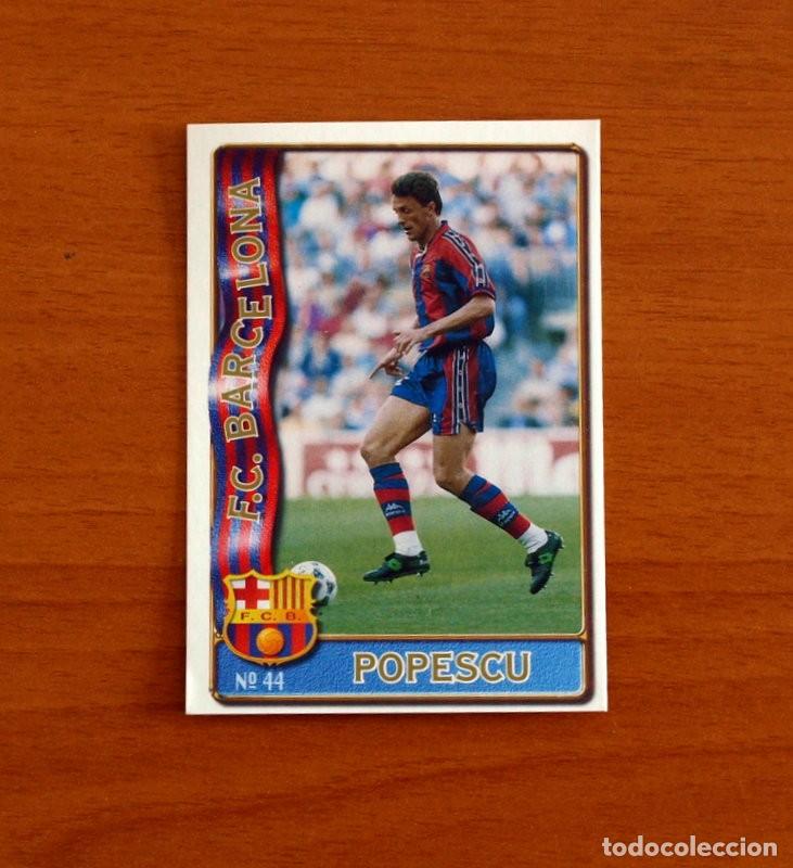 Cromos de f&uacute;tbol: Barcelona -N&ordm; 44 Popescu -Mundicromo Las Fichas de la Liga de F&uacute;tbol 1996-1997-96-97