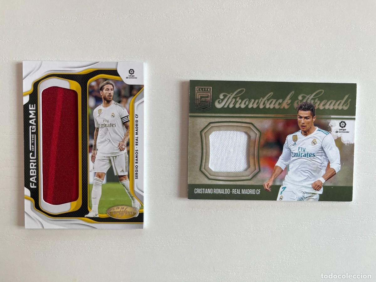 REAL MADRID Lote 23 Cartas 2019-20 Panini Chronicles - Cristiano Relic, Ramos Patch, Rodrygo