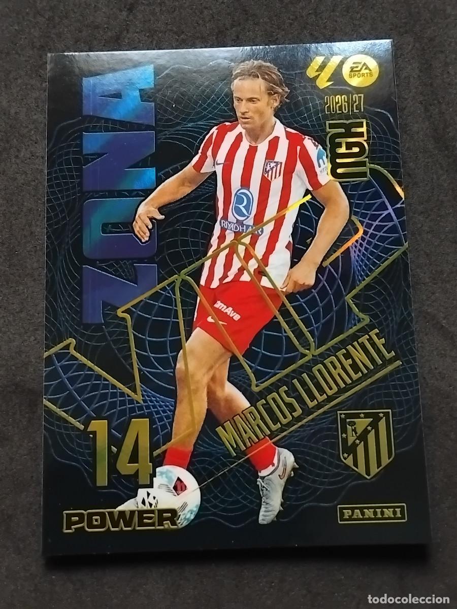 Cromos de f&uacute;tbol: MARCOS LLORENTE ZONA VIP POWER 401P ATL&Eacute;TICO MADRID - LALIGA PANINI MGK MEGACRACKS 2026-27 2026 2027