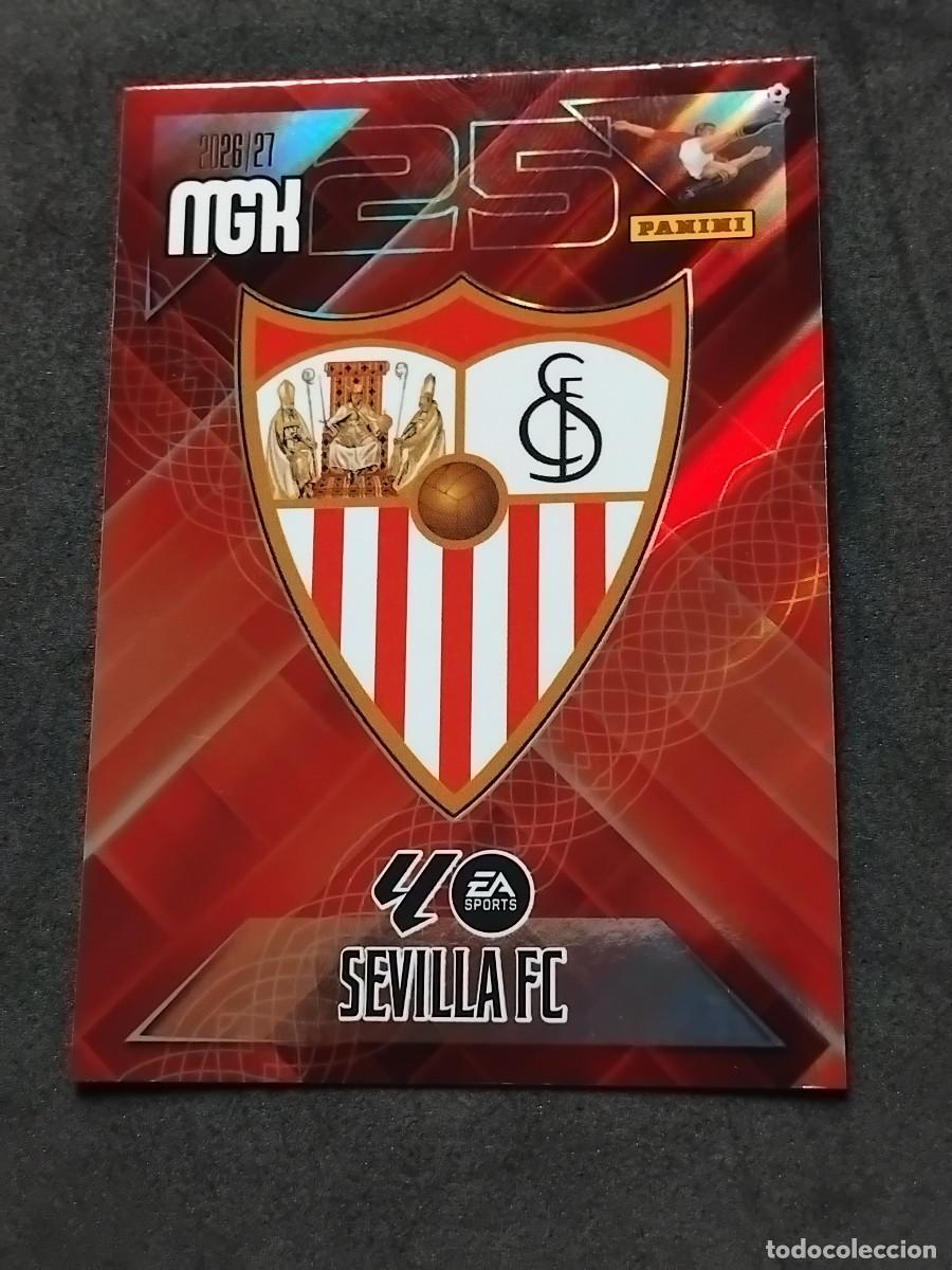 Cromos de f&uacute;tbol: ESCUDO SEVILLA FC 325 - LALIGA PANINI MGK MEGACRACKS 2026-27 2026 2027 Mega cracks trading cards