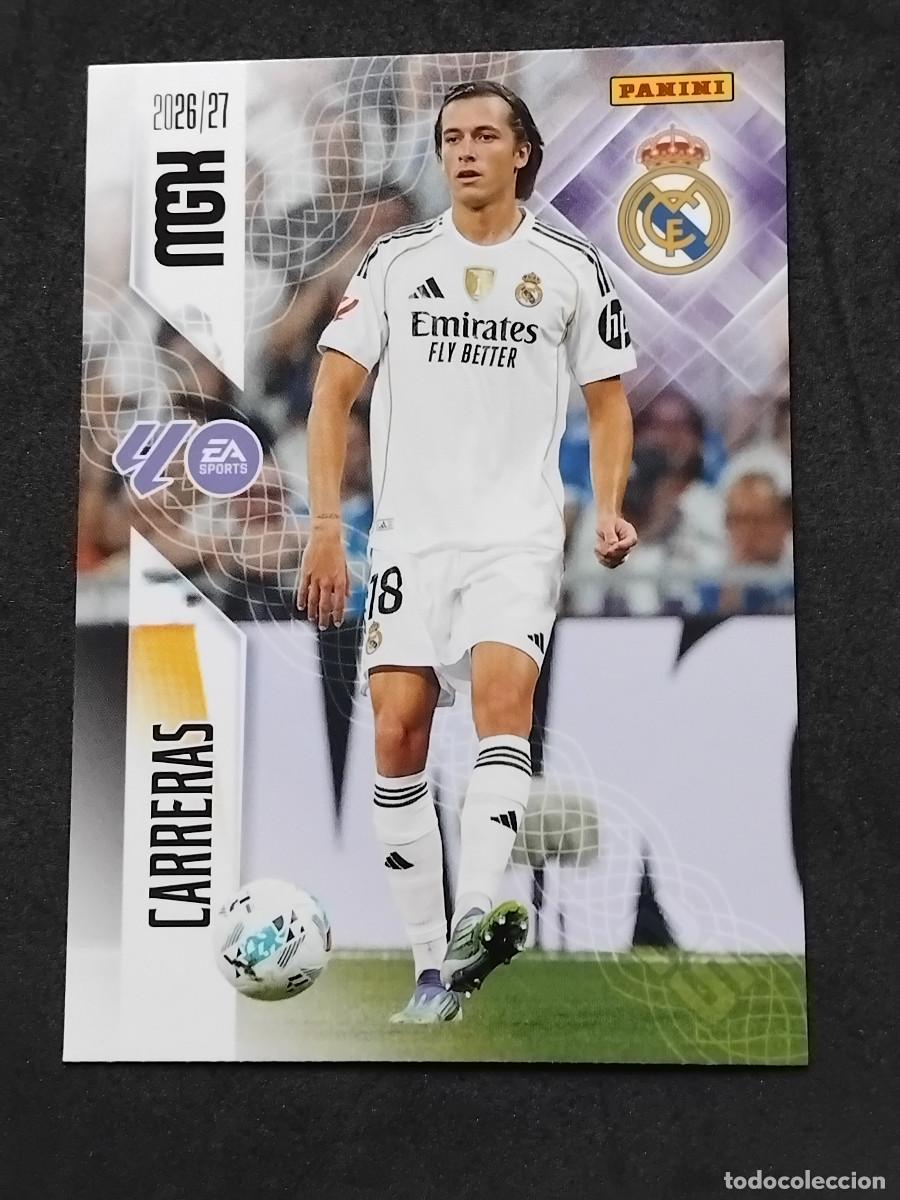 Cromos de f&uacute;tbol: CARRERAS 224 - REAL MADRID - LALIGA PANINI MGK MEGACRACKS 2026-27 2026 2027 Mega cracks