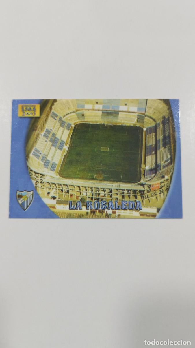 Figurine di Calcio: LAS FICHAS DE LA LIGA 2003 - LA ROSALEDA - MALAGA C.F.