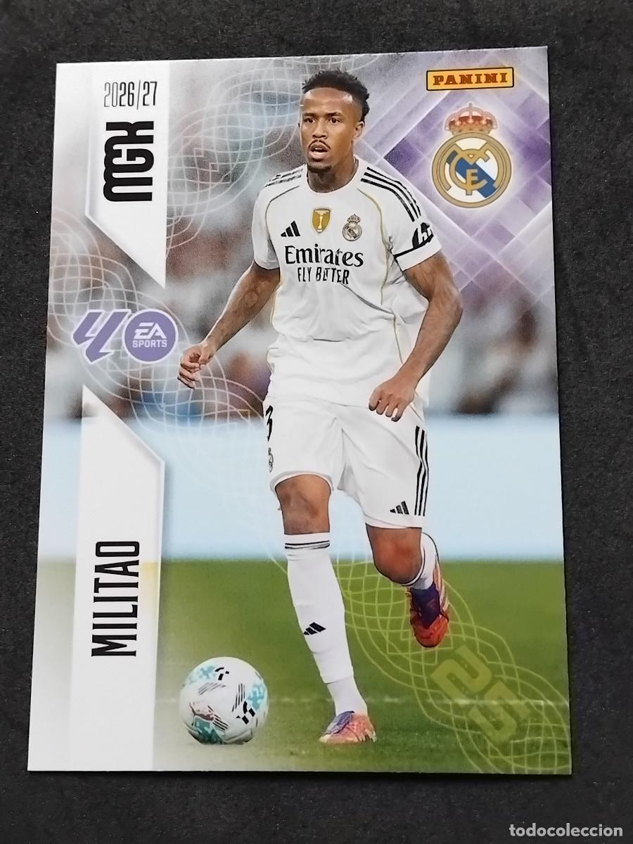Cromos de f&uacute;tbol: MILITAO 221 - REAL MADRID - LALIGA PANINI MGK MEGACRACKS 2026-27 2026 2027 Mega cracks