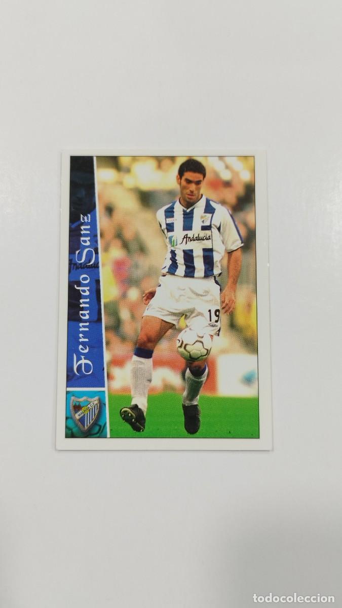 Figurine di Calcio: LAS FICHAS DE LA LIGA 2003 - FERNANDO SANZ - MALAGA C.F.