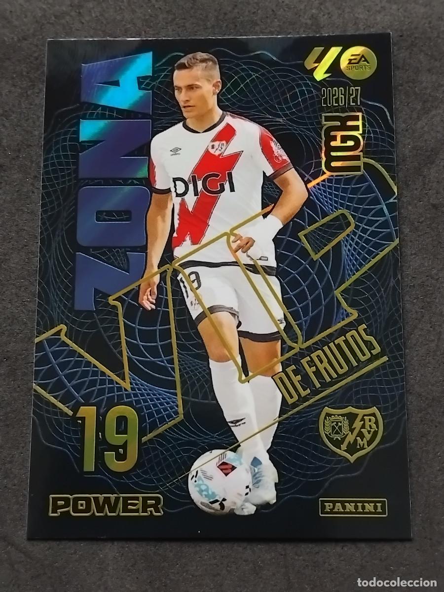 Cromos de f&uacute;tbol: DE FRUTOS ZONA VIP POWER 392P RAYO VALLECANO - LALIGA PANINI MGK MEGACRACKS 2026-27 LIGA 2026 2027