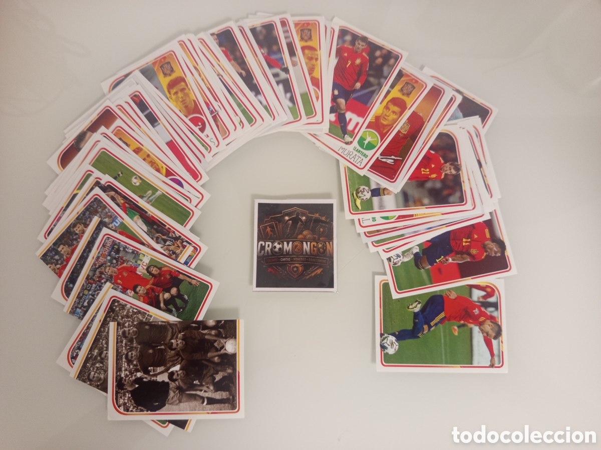 Cromos de f&uacute;tbol: ❇️ COLECCI&Oacute;N COMPLETA ⚽ 84 CROMOS ESPA&Ntilde;A EL &Aacute;LBUM DE LA SELECCI&Oacute;N CARREFOUR PANINI FAMILY ❇️