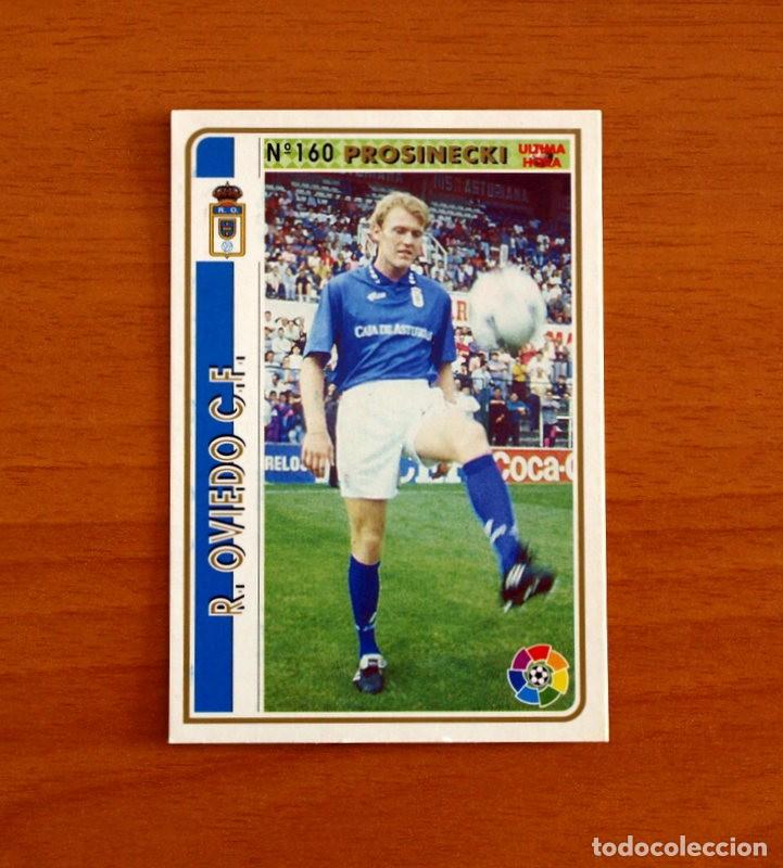Cromos de f&uacute;tbol: Real Oviedo -N&ordm; 160 Prosinecki -&Uacute;ltima Hora -Mundicromo Las Fichas de la Liga 1994-1995-94-95