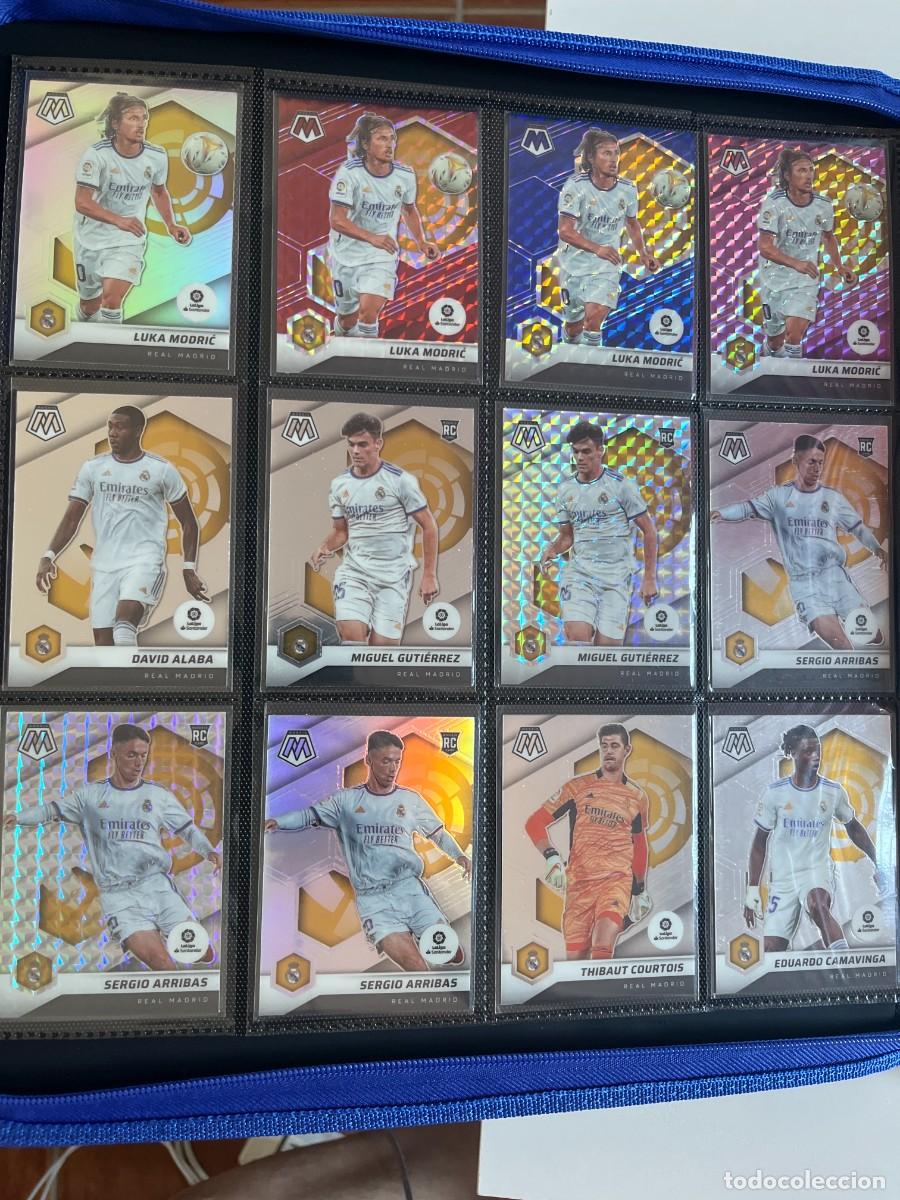 REAL MADRID Lote 39 Cartas 2021-22 Panini Mosaic - Modric /49 /99, Valverde /99, Camavinga RC