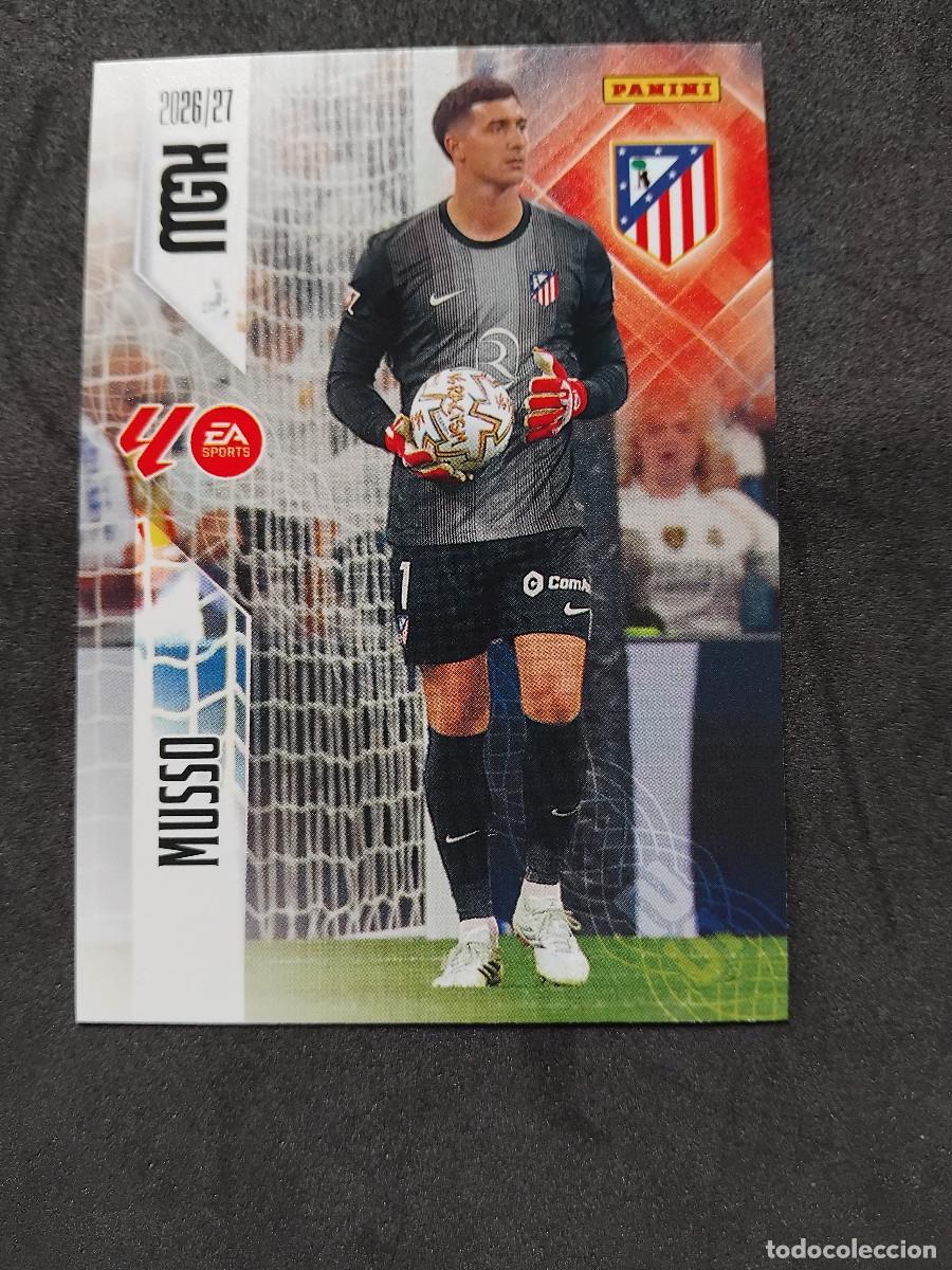 Cromos de f&uacute;tbol: MUSSO 57 - ATL&Eacute;TICO DE MADRID - LALIGA PANINI MGK MEGACRACKS 2026-27 2026 2027 Mega cracks